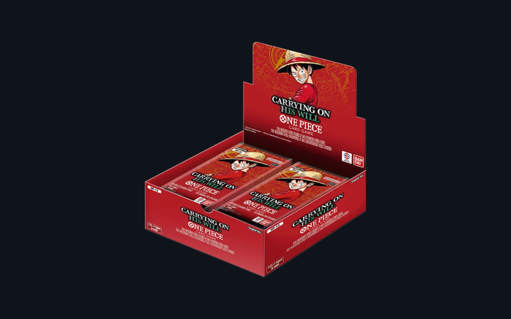 One Piece Card Game OP-13 Carrying on his Will booster display, 24 packs
