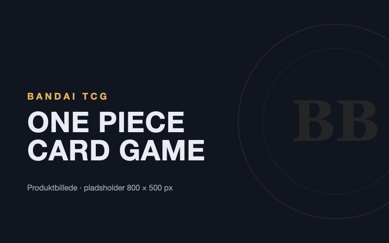 One Piece Card Game — produktbillede (pladsholder)